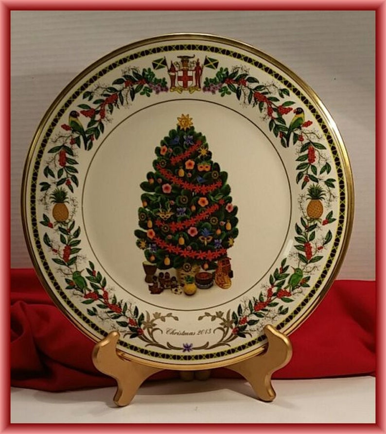 Lenox Trees Around the Worldjamaica Collector Plate Christmas Etsy