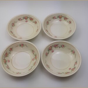 Fruit/Dessert (Sauce) Bowl Homer Laughlin Countess Set of 4