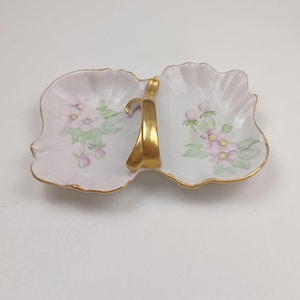 アンティーク ドイツ 仕切り皿 ハンドル付き 花付き - Etsy 日本