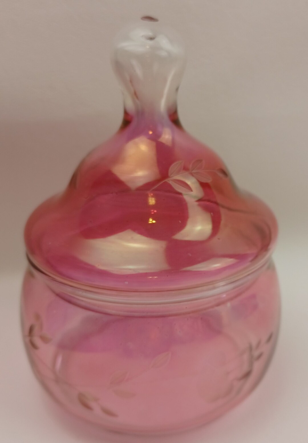 Red Candy Dish & Lid Heritage by PRINCESS HOUSE Etsy