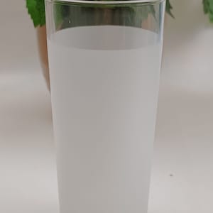 MCM Vintage Libbey White Frosted Highball Glass