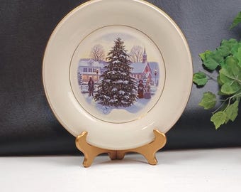 Victorian Christmas Collector Plate Home Decor Lenox NEW