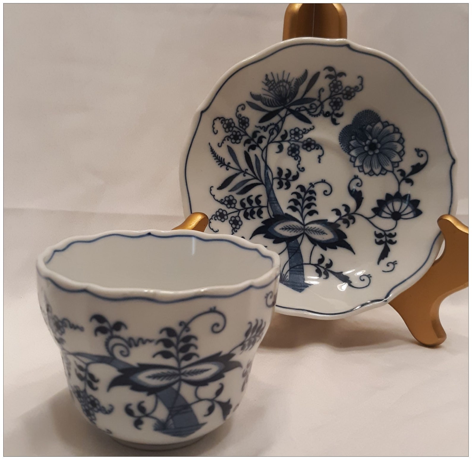 blue danube cup and saucer
