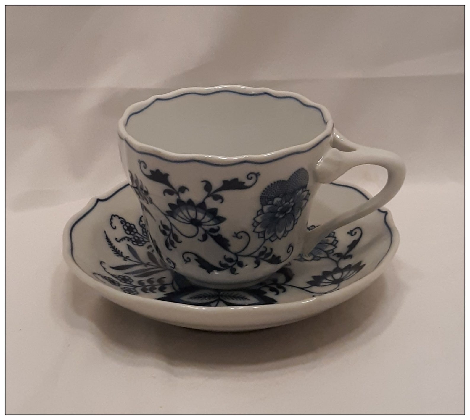 blue danube cup and saucer