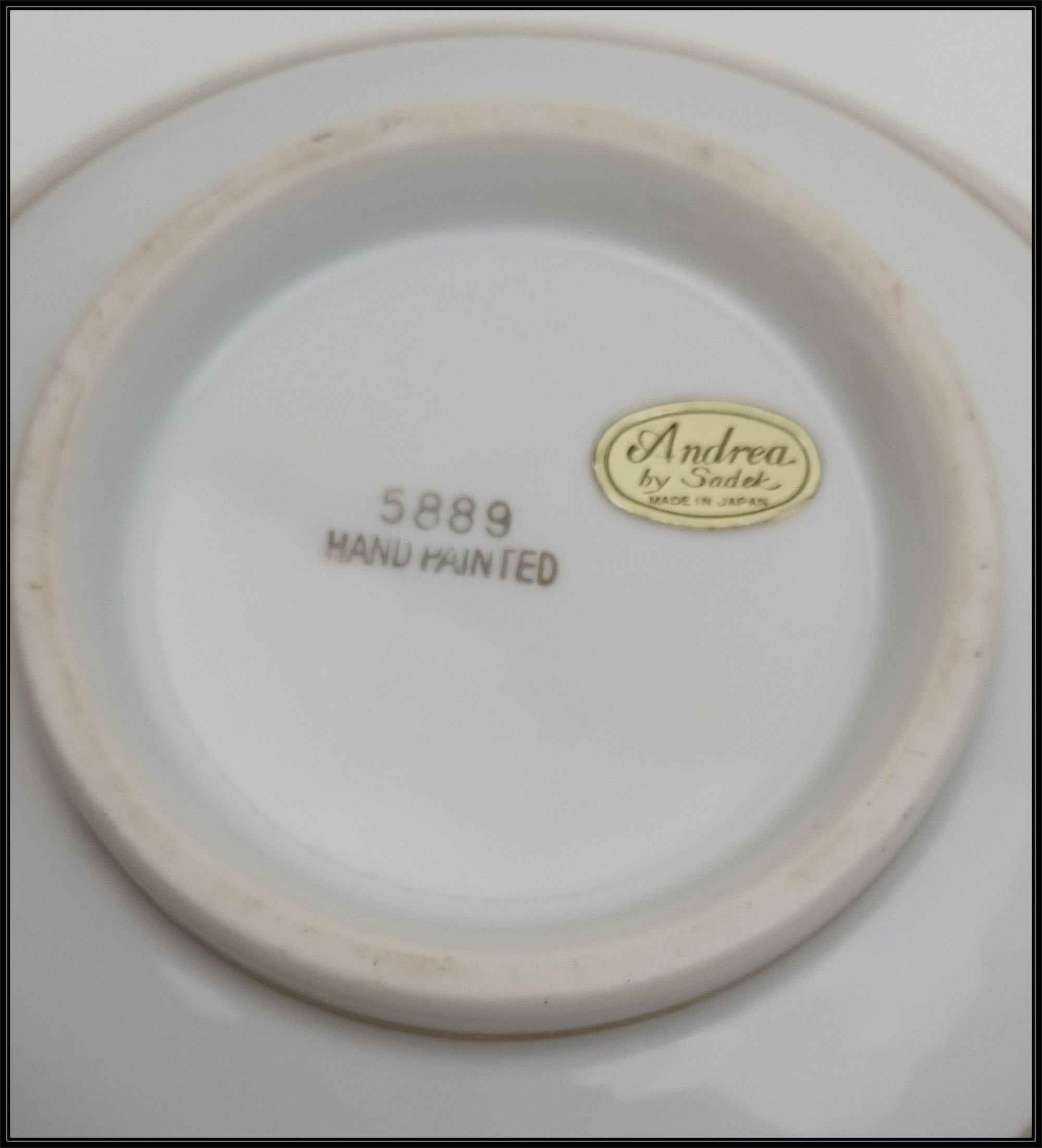 Andrea by Sadek Hand Painted Decorative Porcelain Bowl Lotus Etsy