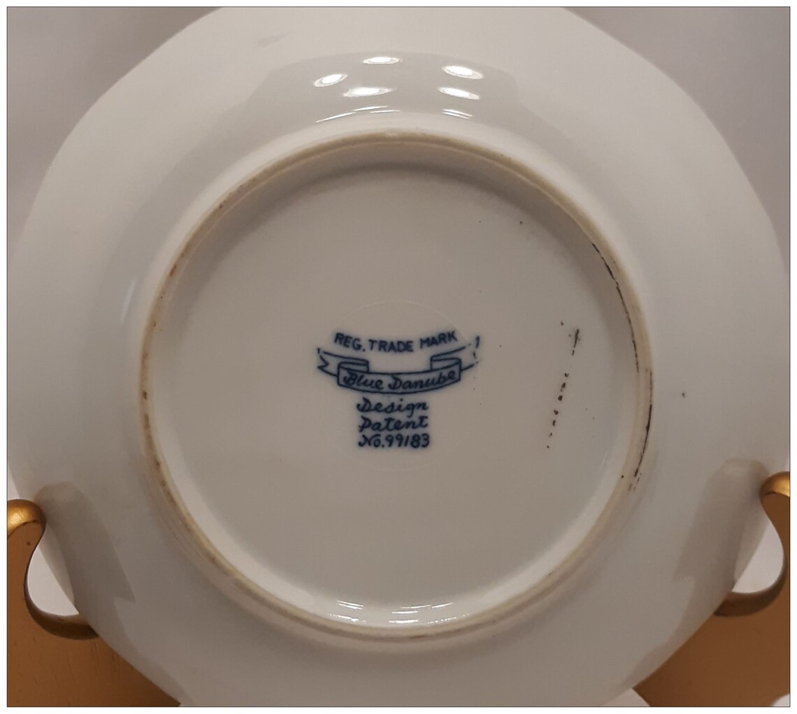 blue danube cup and saucer