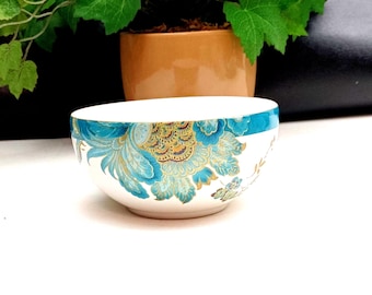 222 Fifth Fine China Eliza Teal Pattern Dinnerware Choice Piece Dinner  Cereal Vegetable Mug - Etsy