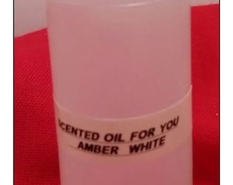 Amber White Type 2 oz Bottle Body Oil  Fragrance