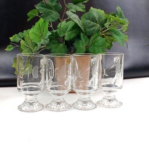 4 Irish Coffee Mugs Princess House Heritage