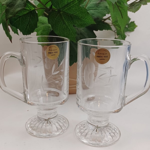 Princess House Irish Coffee Mugs Etsy