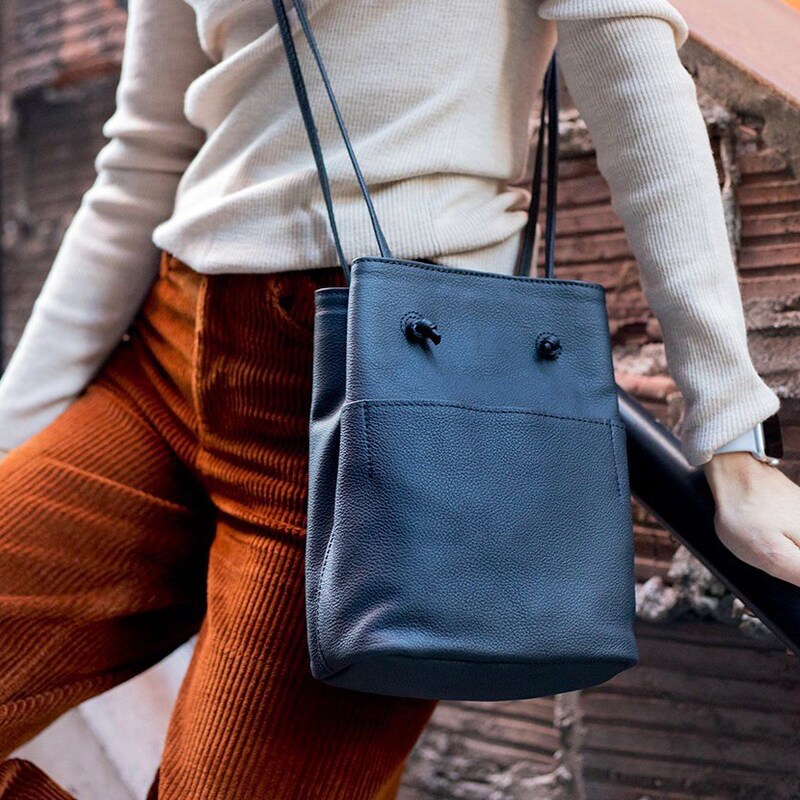 Mini Libra Calf Leather Crossbody Bag