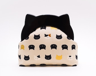 Regalo para amantes de los gatos, bolso de mano con forma de gato, bolso de mano pequeño, bolso de mano con marco de resina, cartera de mano Neko, gatitos kawaii, bolso de animales, regalos únicos