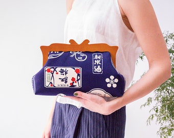 Wooden Frame Clutch