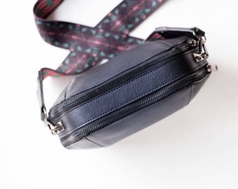 ショルダーバッグ・ポシェット Vegan Leather Box Crossbody Bag Black Amazon.com: Vegan Leather Small Crossbody Bag for Women