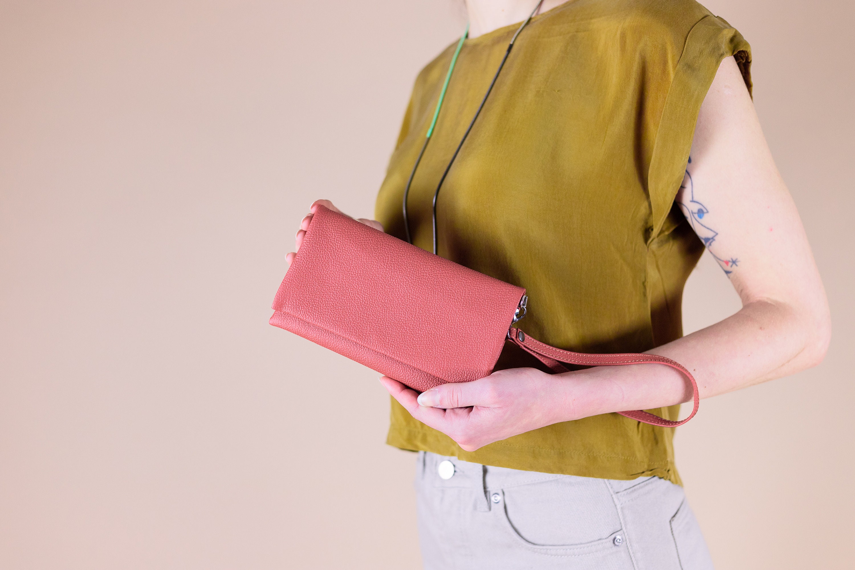 Womens Wallet Japanese Wallet Clasp Wallet Slim Long Wallet 