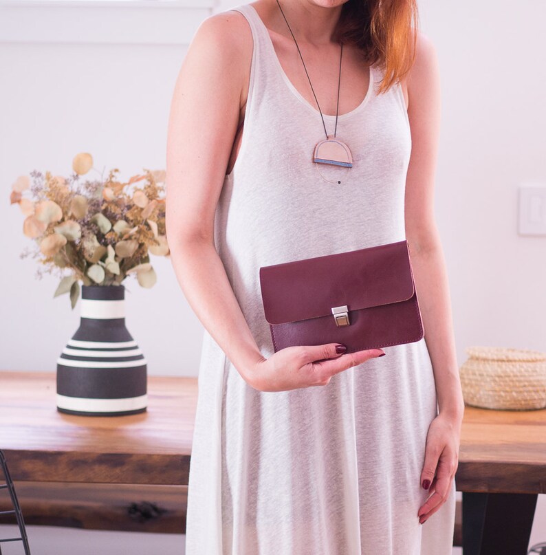 Minimalist Fanny Pack, Gray Belt Bag, Vegan Leather Hip Bag, Leather Waist Bag, Travel Bag, Festival Bag, Convertible Bag, Women's Bum Bag image 7