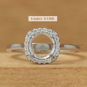 White Gold Ring Settings - Vintage White Gold Mountings — Antique Jewelry  Mall