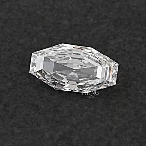 Step Cut Octagon Cut Man Made Loose Diamond / Lab Grown Loose Diamond For Custom Jewelry Making / Solitaire Made To Order Jewelry For Women