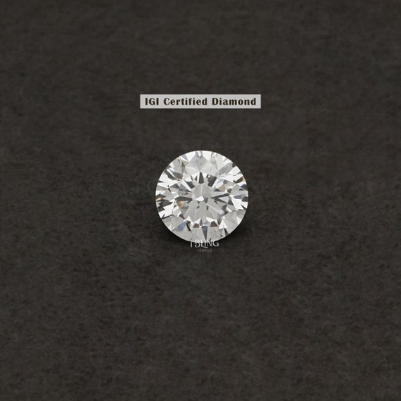 IGI Certified Lab Grown Loose Diamond / Round Cut Man Made Diamond For Engagement Ring / 1.00 to 5.00 CT Lab Diamond For Anniversary Gift