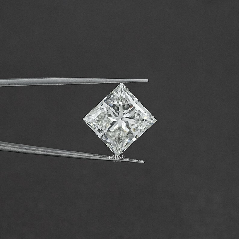 Princess Cut Lab Grown Loose Diamond For Personalized Jewelry / IGI Certified Diamond For Solitaire Jewelry Making / Wedding Gift For Her