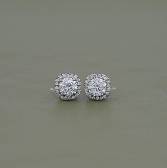 Anello Solitario Eternity, Diamanti Creati In Laboratorio 1,2 Ct Tw Forma Rotonda Oro Bianco 18 K