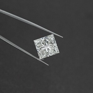 Princess Cut Lab Grown Loose Diamond For Personalized Jewelry / IGI Certified Diamond For Solitaire Jewelry Making / Wedding Gift For Her