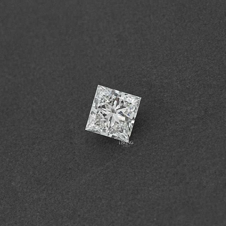 Princess Cut Lab Grown Loose Diamond For Personalized Jewelry / IGI Certified Diamond For Solitaire Jewelry Making / Wedding Gift For Her