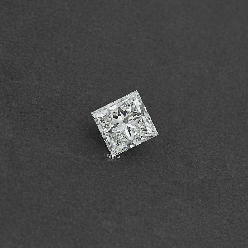 Princess Cut Lab Grown Loose Diamond For Personalized Jewelry / IGI Certified Diamond For Solitaire Jewelry Making / Wedding Gift For Her