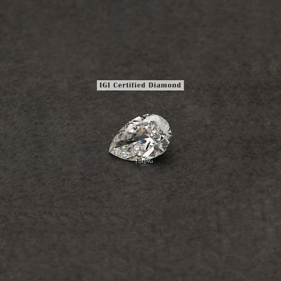 5.00ct D-VS1ペアシェイプラボグロウンダイヤモンド 【公式通販】