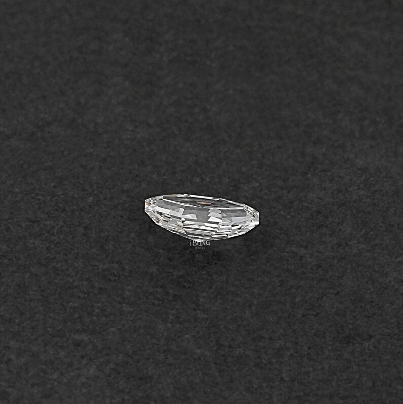 Step Cut Octagon Cut Man Made Loose Diamond / Lab Grown Loose Diamond For Custom Jewelry Making / Solitaire Made To Order Jewelry For Women