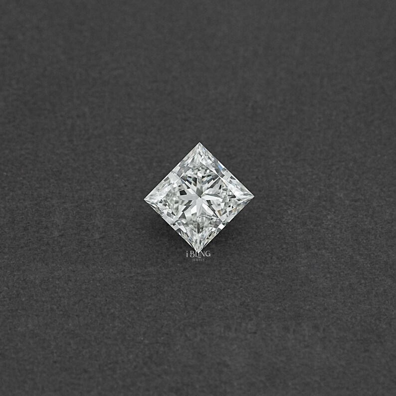 Princess Cut Lab Grown Loose Diamond For Personalized Jewelry / IGI Certified Diamond For Solitaire Jewelry Making / Wedding Gift For Her