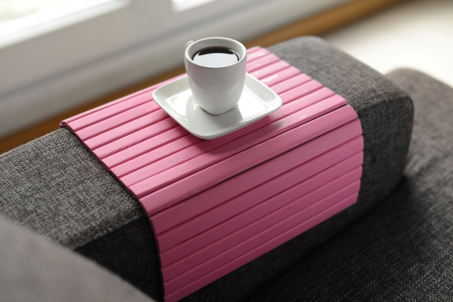 Sofa Tray Table Pink Sofa Arm Tray Armrest Tray Coffee Etsy