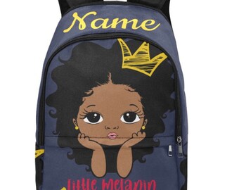 afro puff backpack