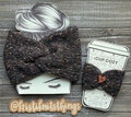 Knitted Gift Set // Twisted Knit Earwarmer and Cup Cozy Set // Twisted Knit Headband with coordinating cup cozy // Multiple Colors Available