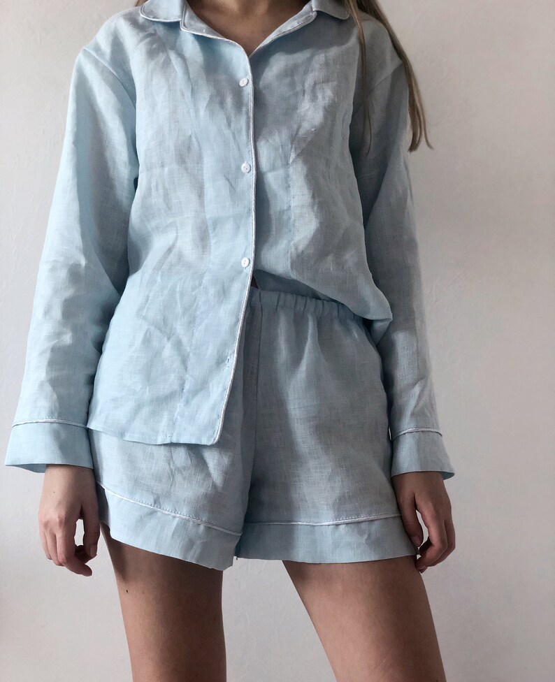 Women\\u2019s linen pajama set Linen 