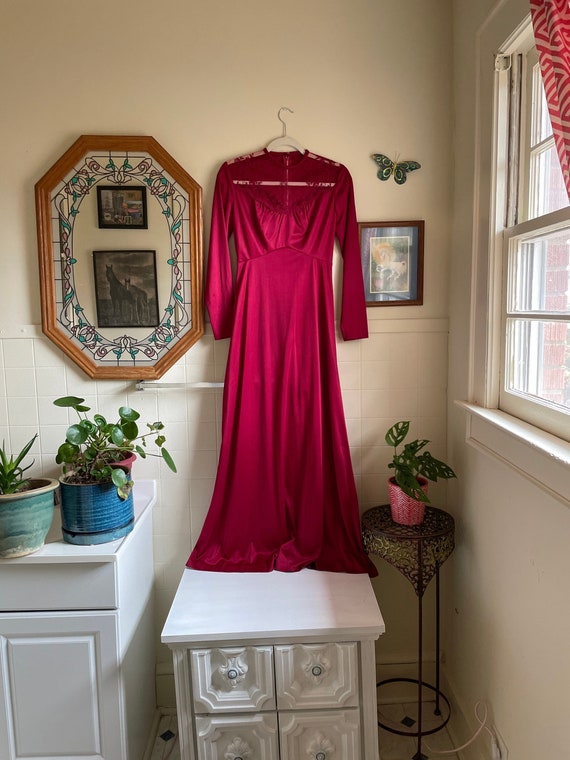 70s True Vintage Red Dress