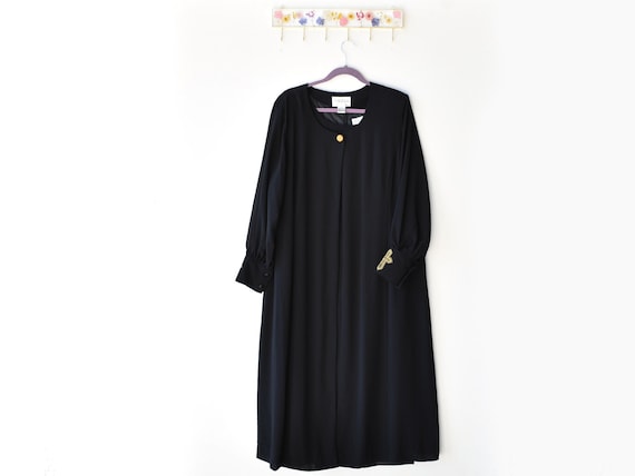 80s Goth Dress & Duster Vintage Set - image 1