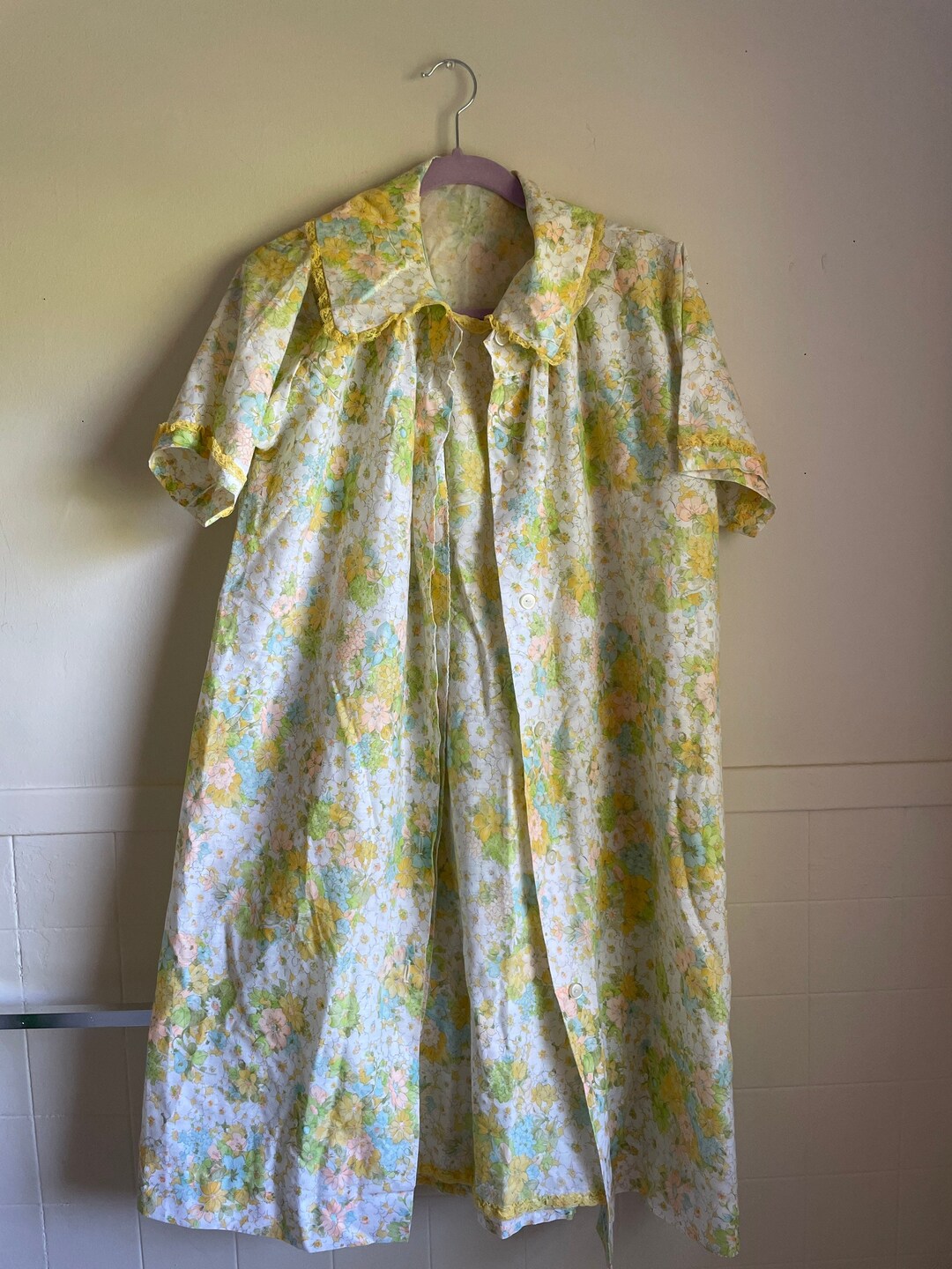 70s/80s Vintage Katz Shift Nightgown Set - Etsy