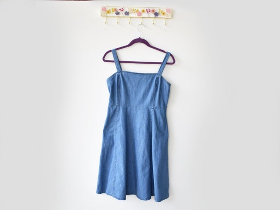 90s Denim Gap Dress - image 1