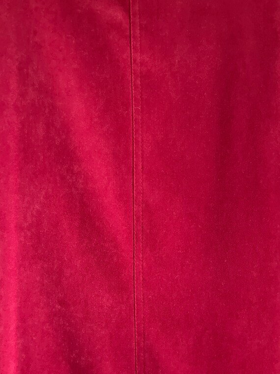 90s Talbots Red Holiday Dress - image 6