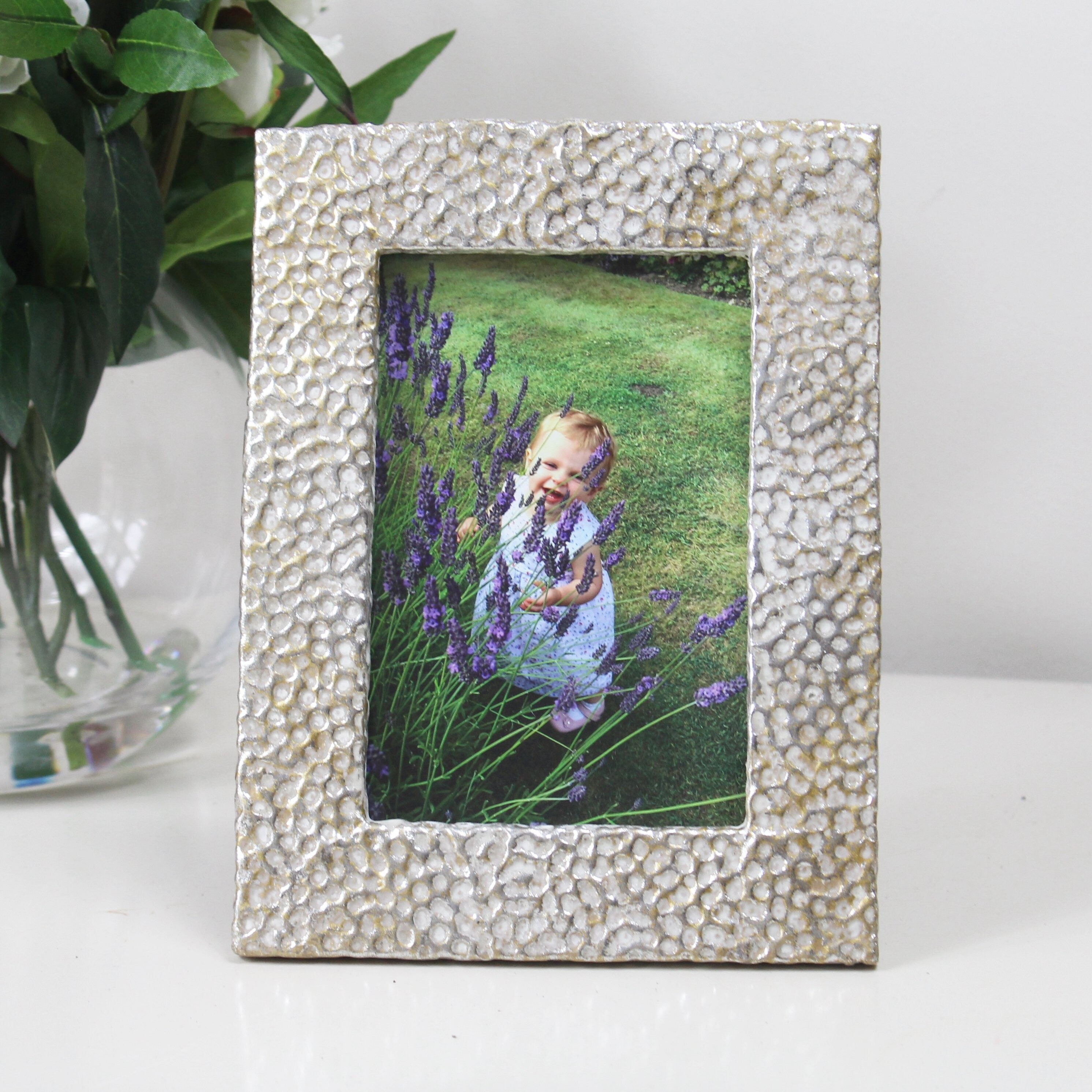 Hammered Metal Photo Frames 2 Sizes Etsy