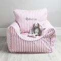 Personalised Child Bean Chair -Pink Stripe