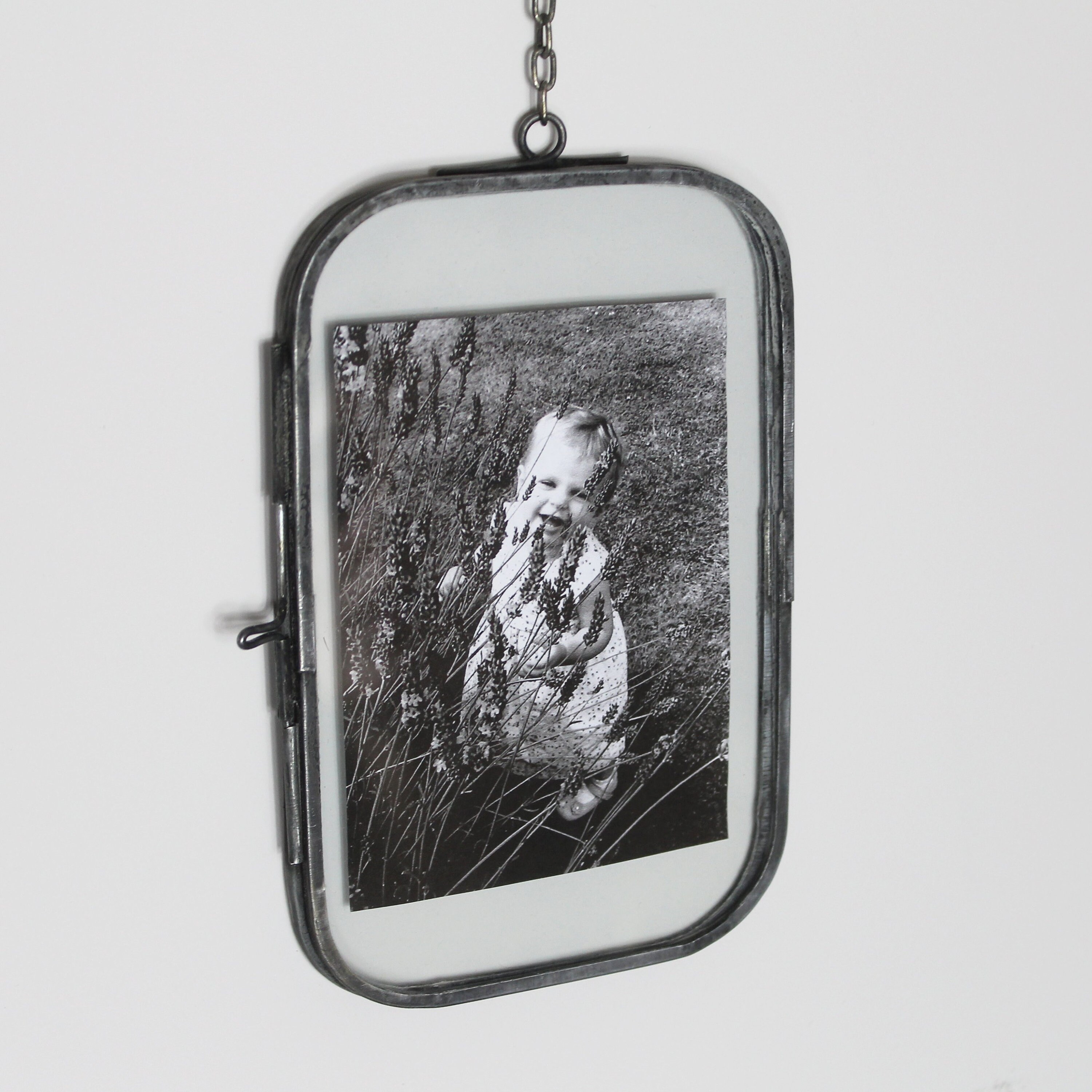 Hanging Trio of Zinc Glass Frames Etsy