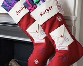 Personalised Letter to Santa Stocking