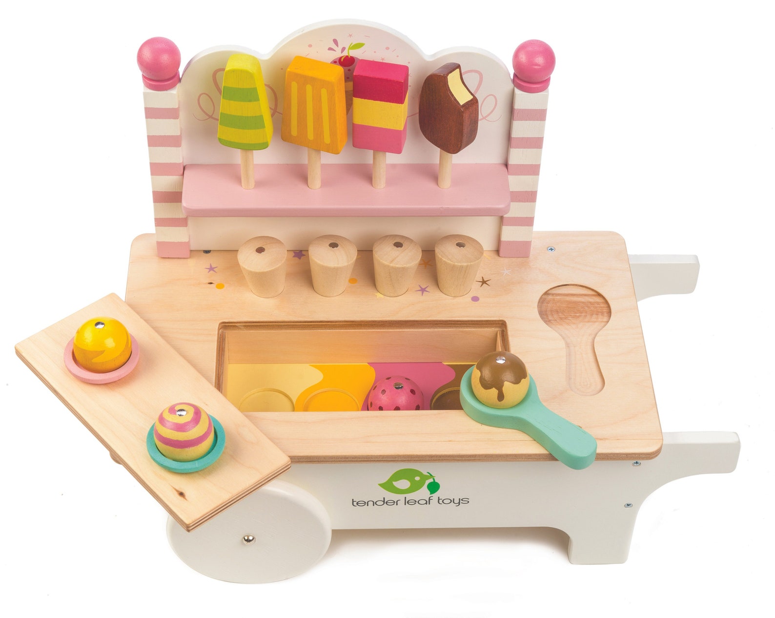 Personalised Wooden Ice Cream Cart Etsy UK