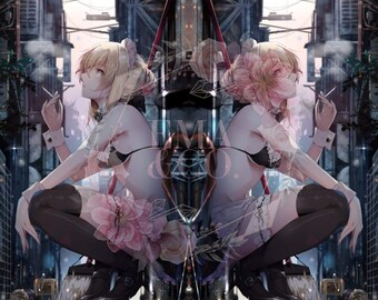 Anime Tumbler Wrap, 20 oz Sublimation Tumbler Wrap -PNG Digital File