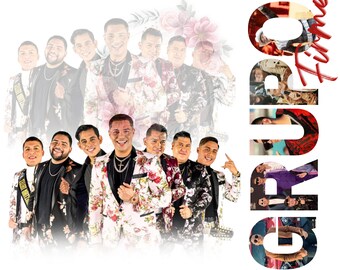 Grupo Firme 20oz Sublimation Tumbler Wrap png