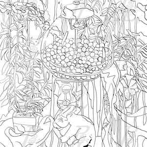 Gumballs and Dinosaurs Printable Coloring Page