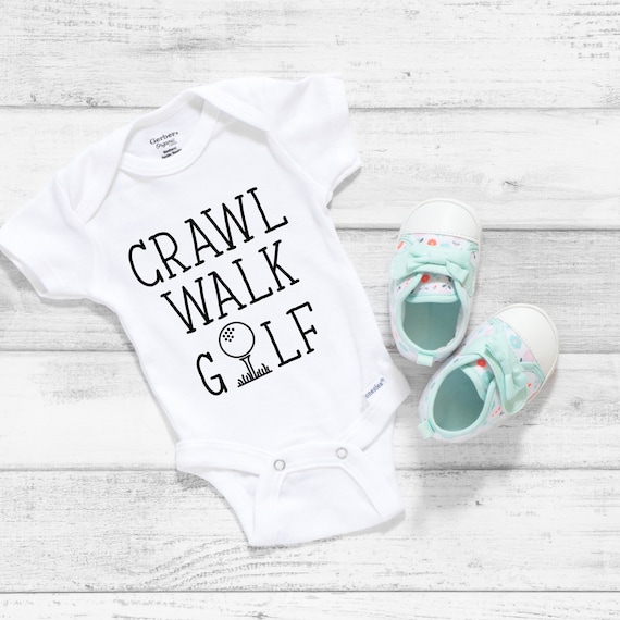 Crawl Walk Golf Onesies® Golf Onesies® Golf Baby Clothes Etsy