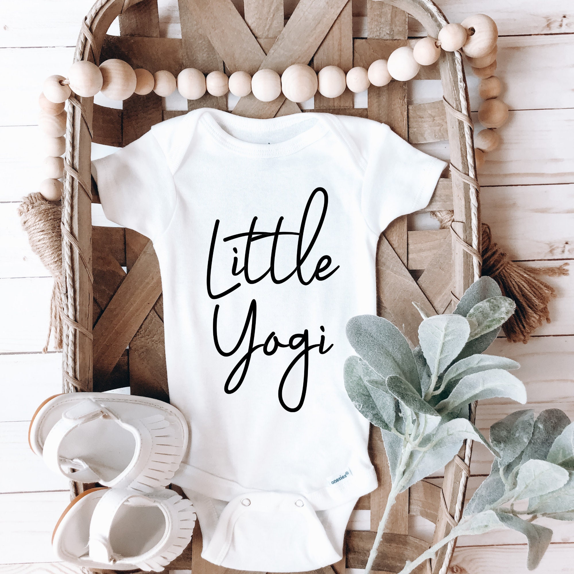 Little Yogi Onesies®, Yoga Baby Onesies®, Yoga Baby Gift, Yoga